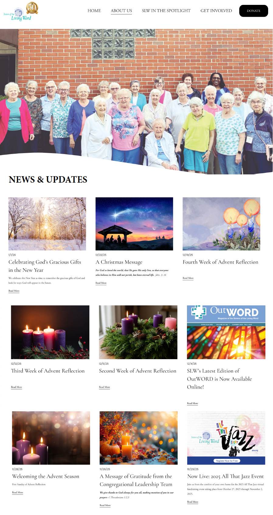 SLW Website Redesign and Relaunch