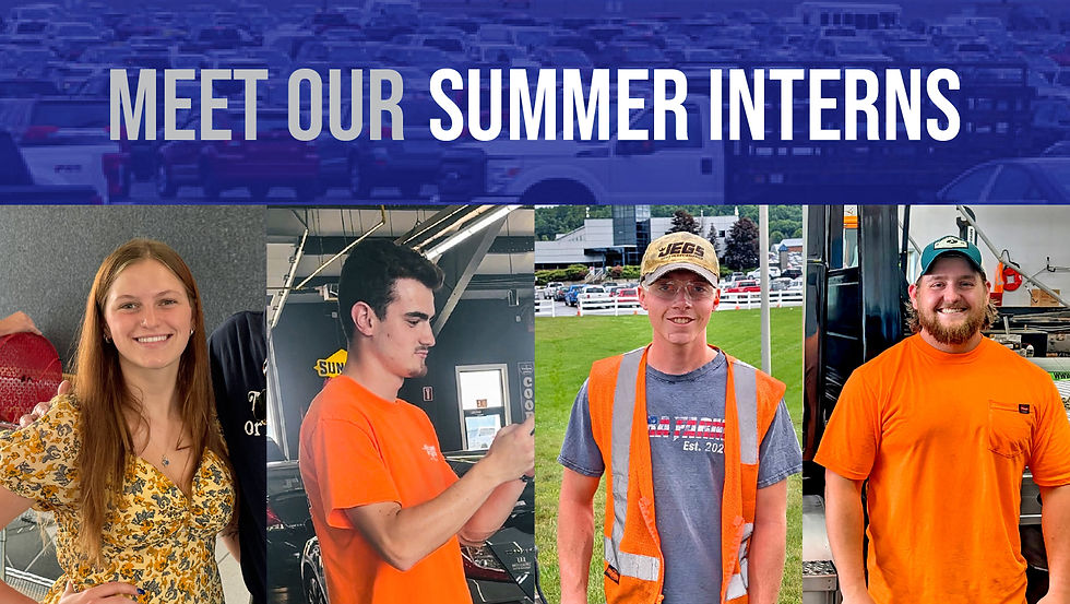 Get to Know the 2026 Summer Interns at State Line Auto Auction