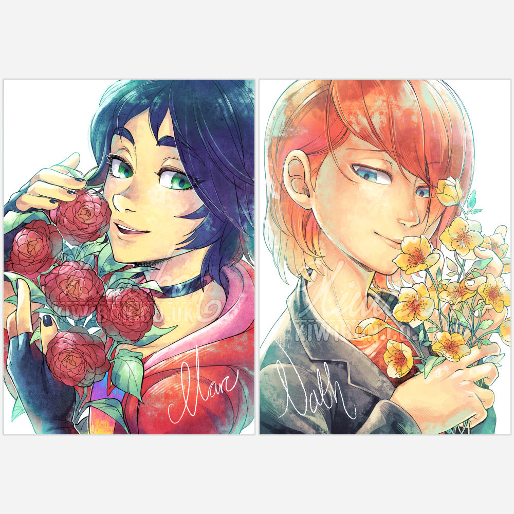 Marcaniel: Flower Postcards