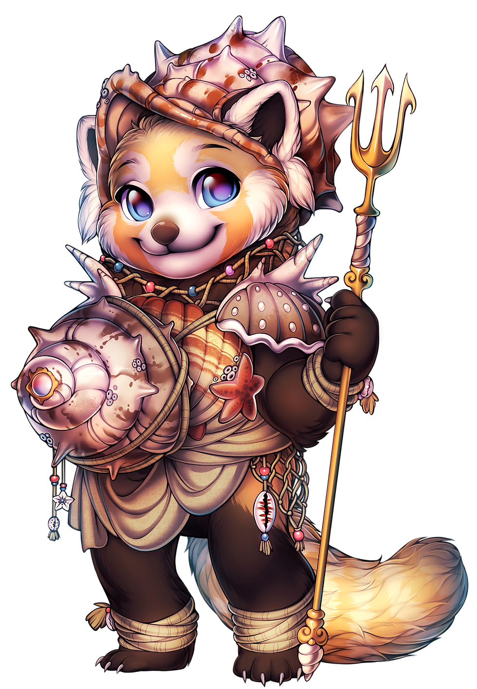 red panda sea warrior