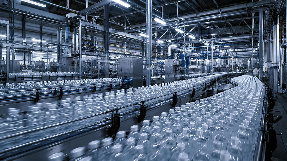 Plastic Bottles Manufacturing Inside Factory