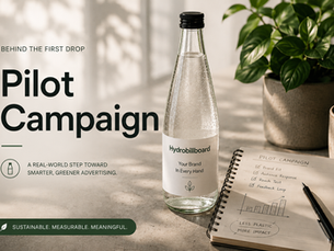 pilot campaign for hydrobillboard