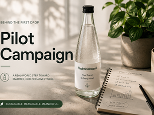 pilot campaign for hydrobillboard