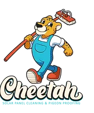 Logo Cheetah Solar Panel Cleaning and Pigeon Control Arizona Shrunk.webp