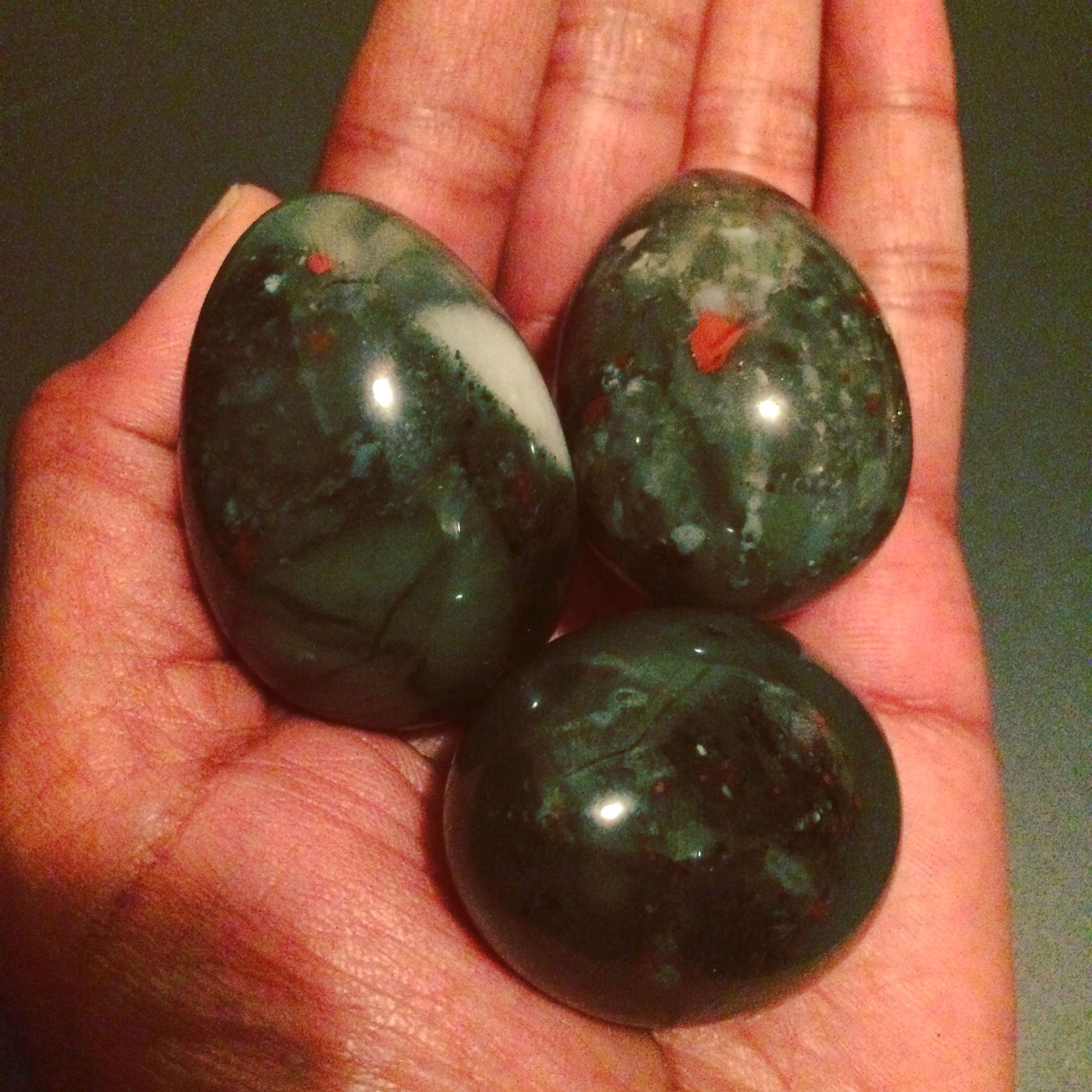 Bloodstone yoni eggs 