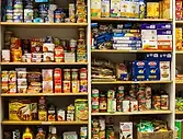 pantry food to be able to help local moms when in need