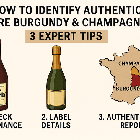 Expert Tips to identify Authentic Rare Bottles from Burgundy and Champagne