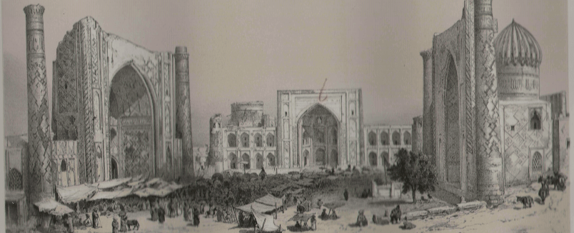 Madrasa x Square in Central Asia