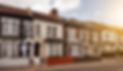 Terraced houses in the district of Stratford, in the East End of London