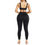 Thumbnail: Waist Trainer Leggings With Hooks Compression Silhouette