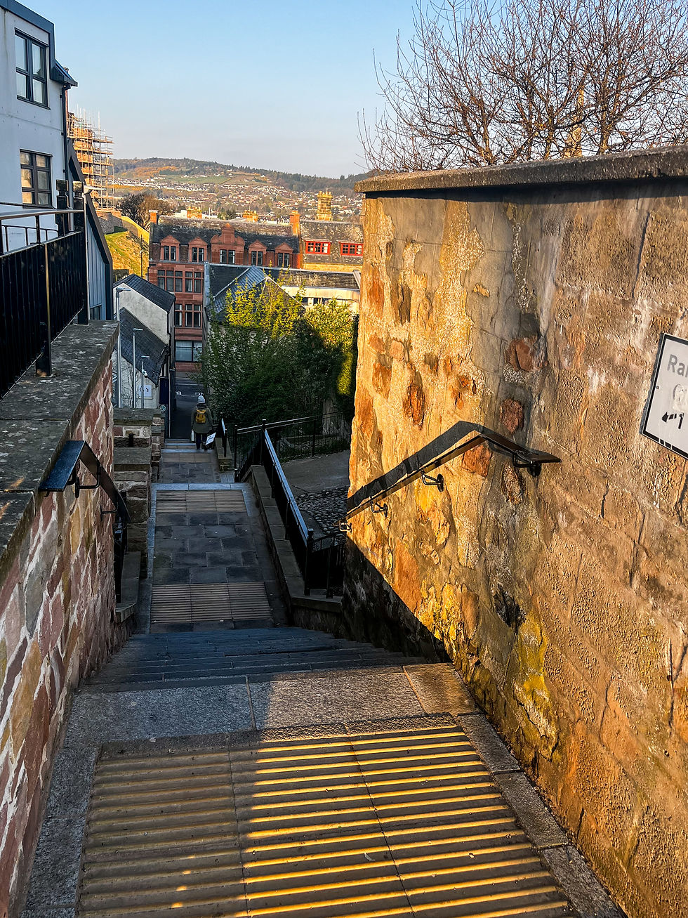 A little workout first thing in the morning on the way to the meet up point