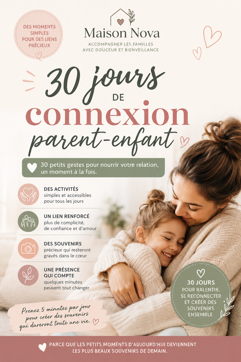Défis 30 jours de connexion parent-enfant