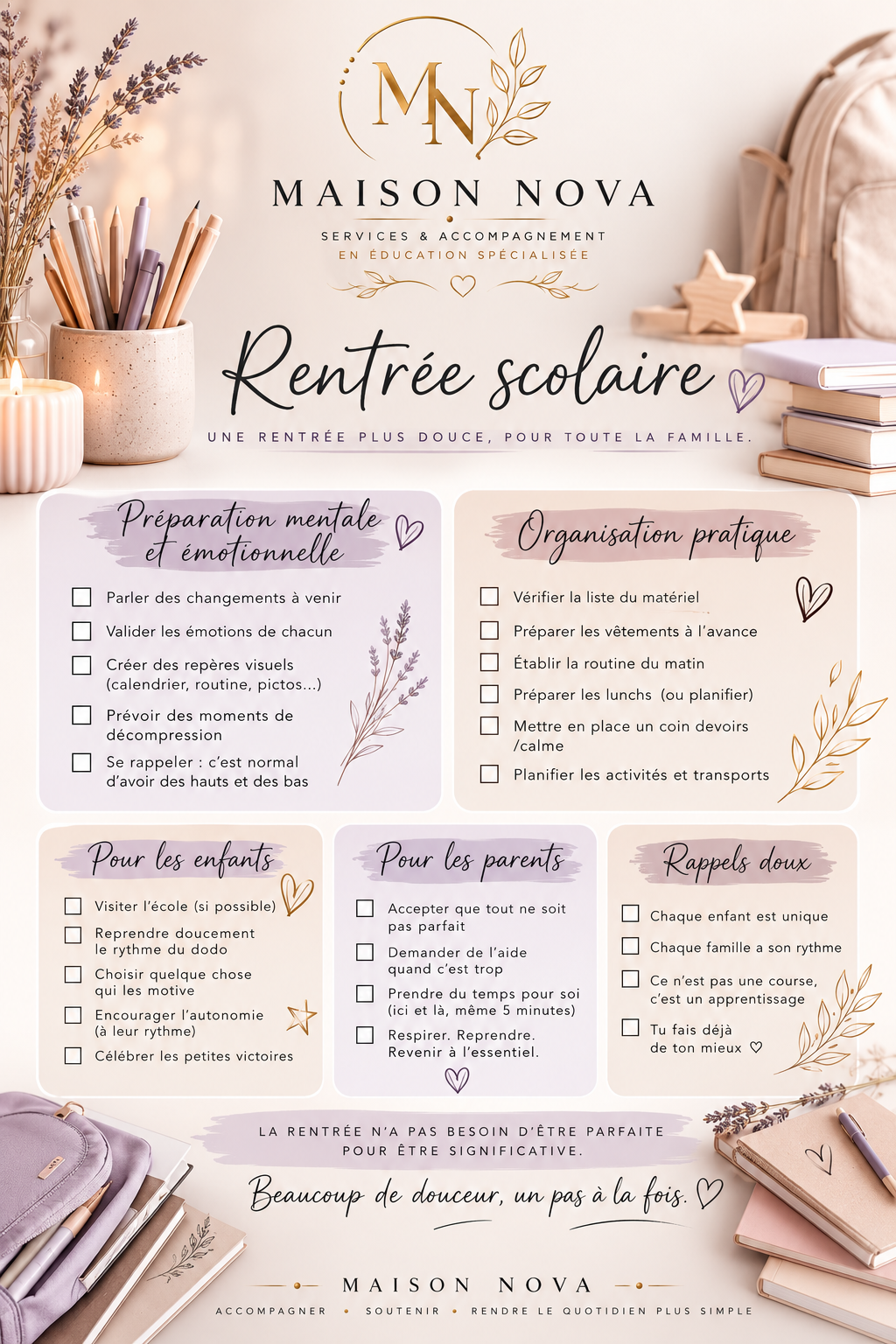La rentrée scolaire