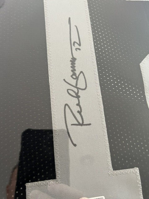 Thumbnail: Rich Gannon Dual Autographed 33x25 Framed Raiders Jersey - Beckett COA
