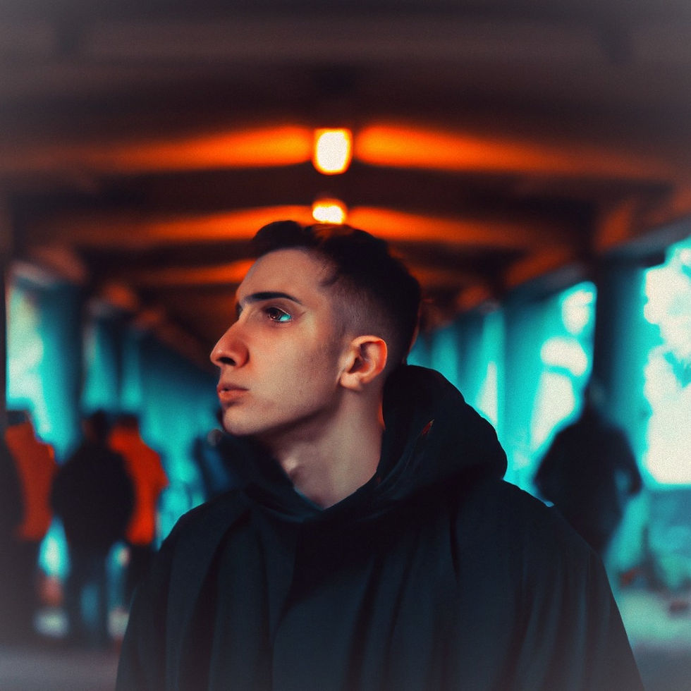 Pensive looking person