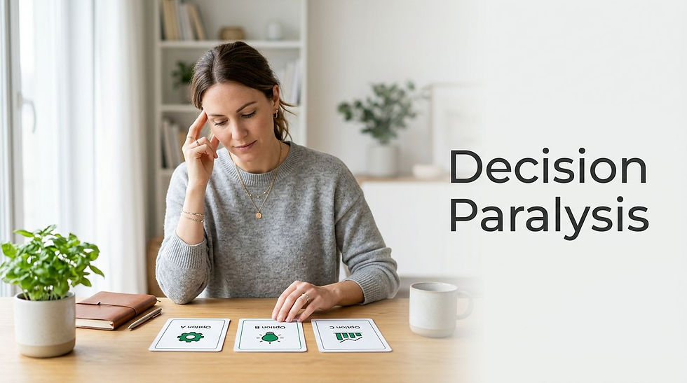 decision paralysis anxiety
