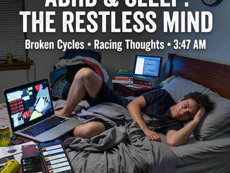 ADHD and Sleep: Why Your Mind Won’t Switch Off at Night