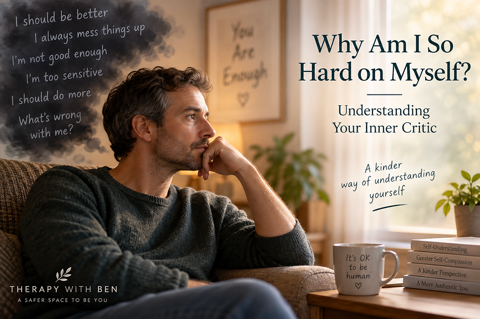 Inner critic, why so hard on myself?