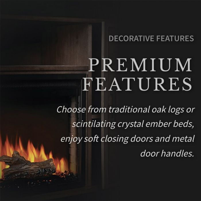 Thumbnail: Napoleon Hayworth Electric Fireplace TV Stand with 30-Inch Cineview Firebox