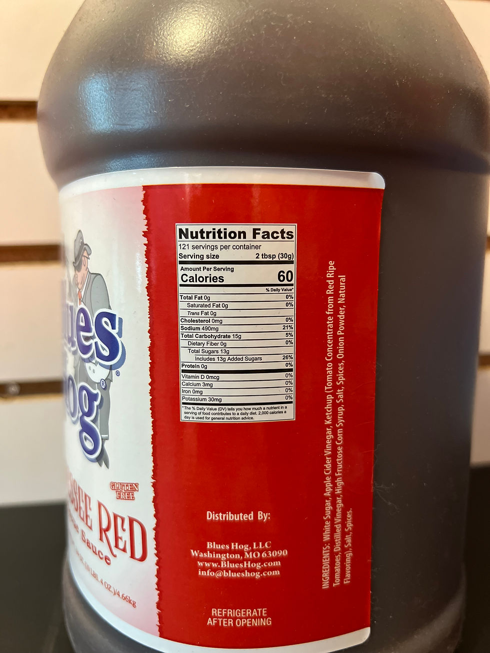 Thumbnail: Blues Hog Tennessee Red BBQ Sauce 128oz.