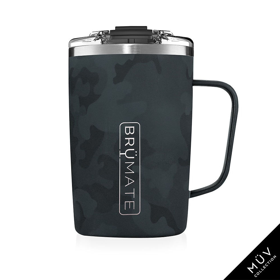 BruMate 16oz Insulated Coffee Mug | Midnight Camo