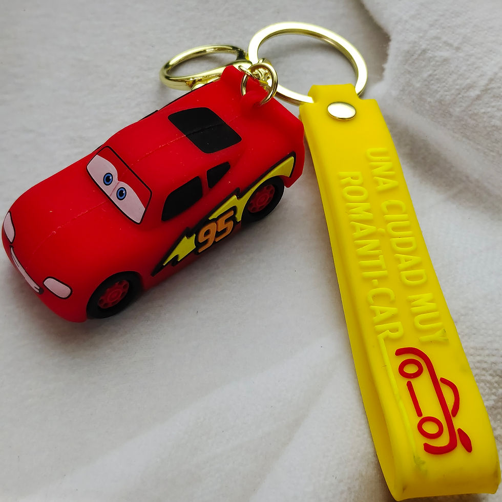 Thumbnail: Lightning McQueen 3D Keychain - Red Car 95 Keyring for Fans