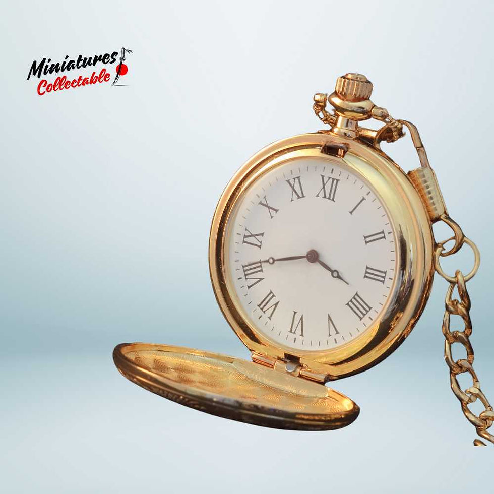 Inside of Vintage Pocket Watch & Keychain