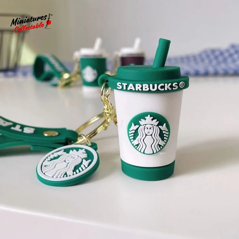Thumbnail: Starbucks Coffee Cup 3D Keychain White