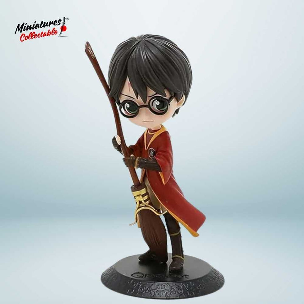 Harry Potter in Red Dress with Droomstick Action Figure