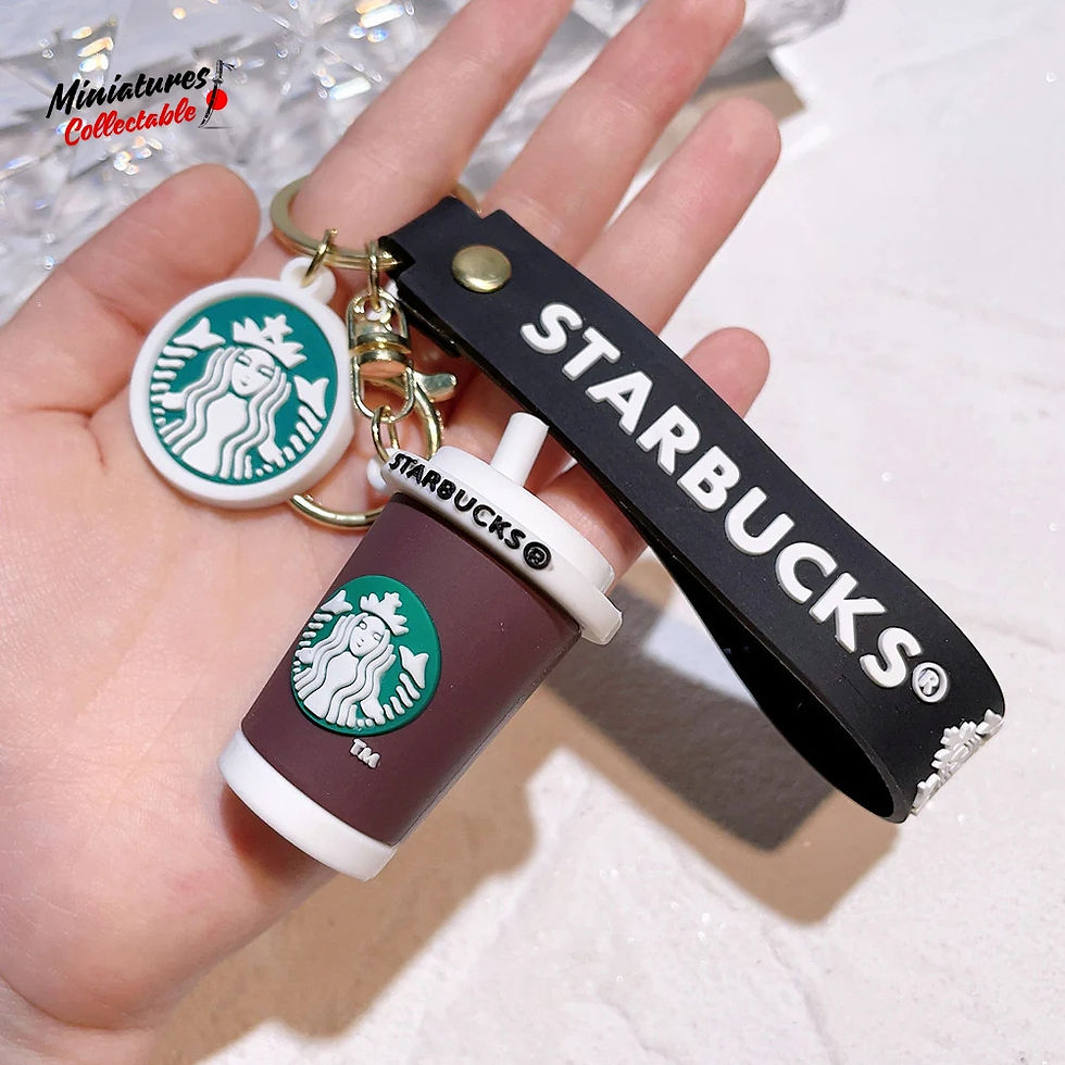 Thumbnail: Starbucks Coffee Cup 3D Keychain Black