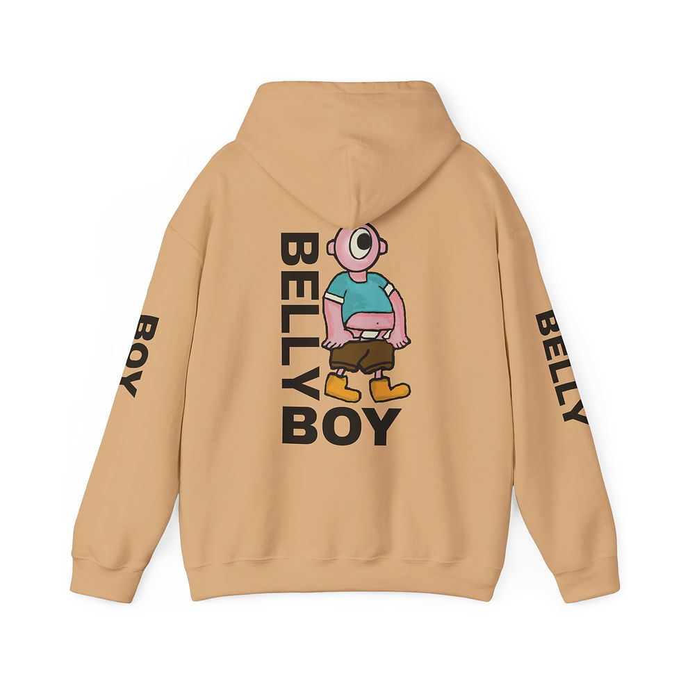 Thumbnail: Belly Boy1 Unisex Heavy Blend Hooded Sweatshirt