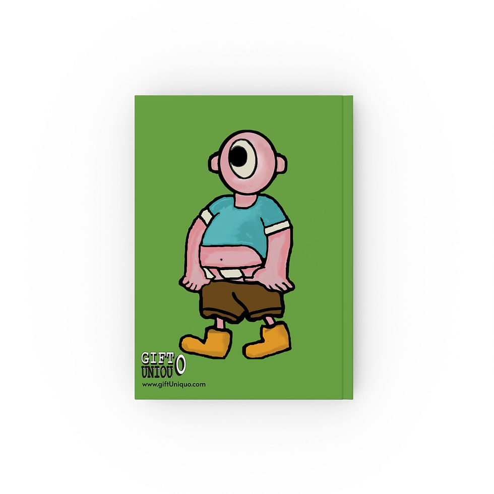 Thumbnail: Belly Boy1 Hard Backed Journal