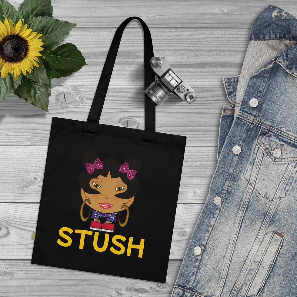 Thumbnail:  Stush3 Organic Cotton Tote Bag
