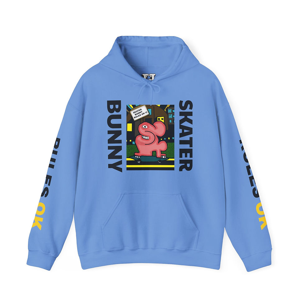 Thumbnail: Skater Bunny Unisex Heavy Blend Hooded Sweatshirt
