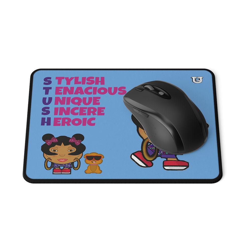 Thumbnail:  Stush3 and Dog Gaming Mouse Pad
