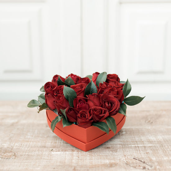 Coração de Rosas Vermelhas