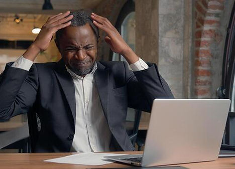 Business Person Struggling