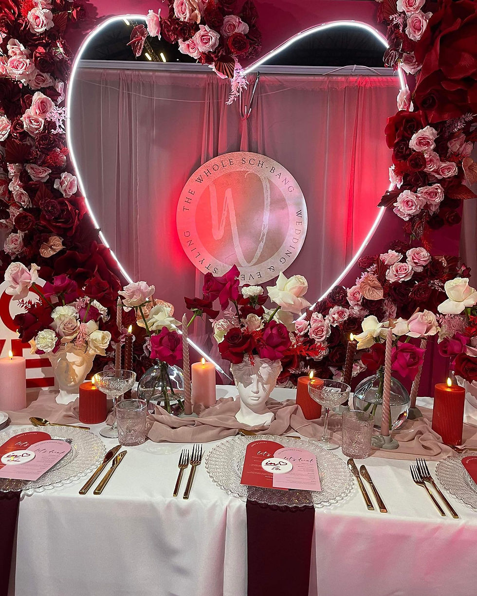 Thumbnail: Large floral heart backdrop 