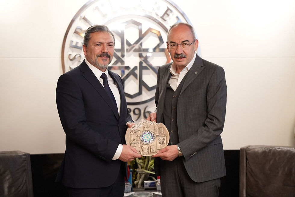 Bezoek aan de Kamer van Koophandel van Kayseri