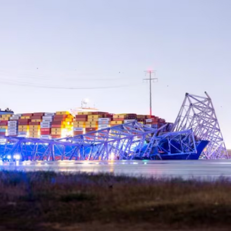 Familia demanda a empresa dueña del barco que chocó contra puente de Baltimore