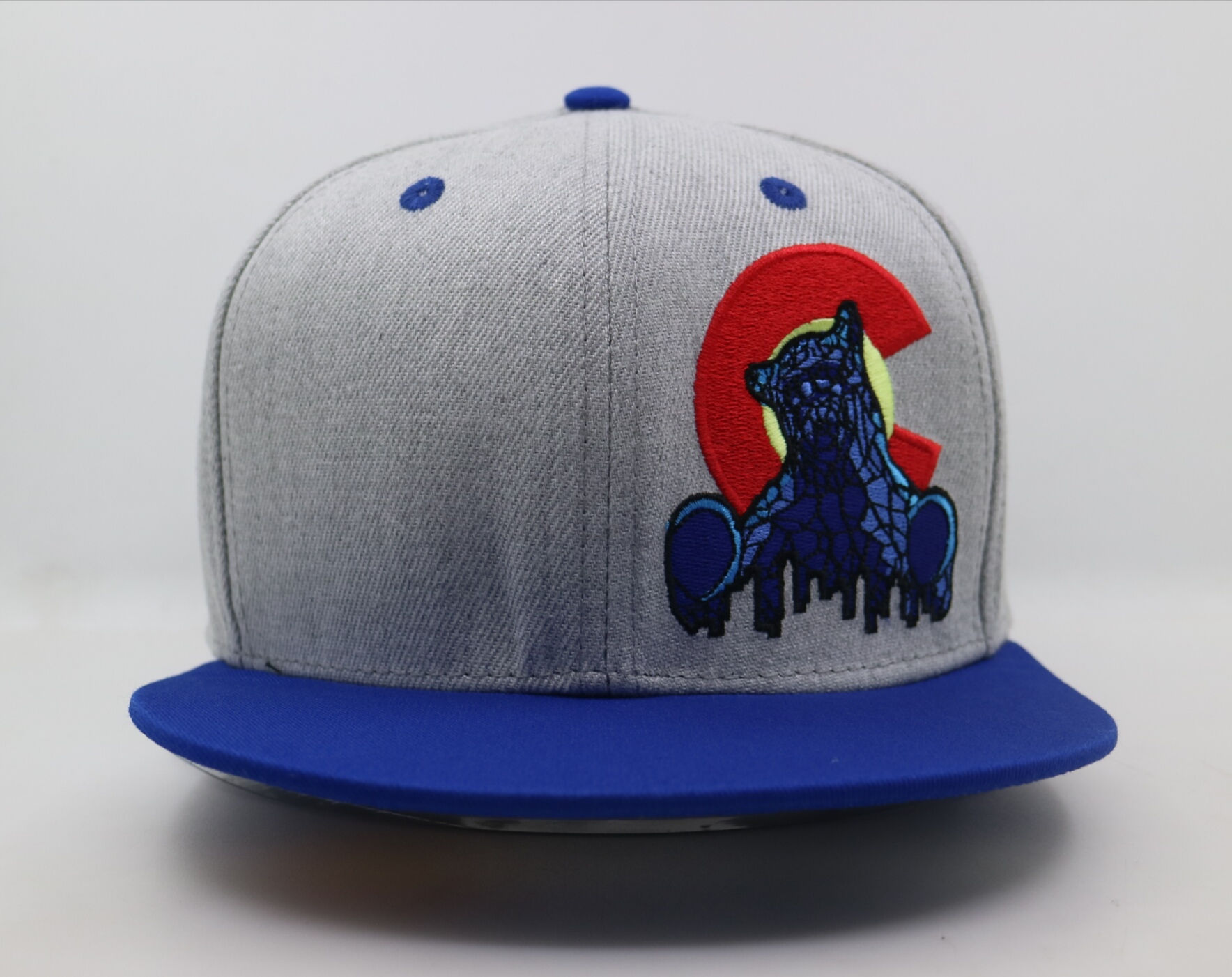 Blue Bear Snapback Hats