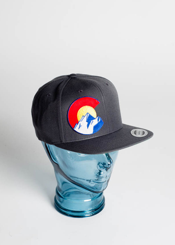 Thumbnail: Colorado Mountains C Fitted Hats