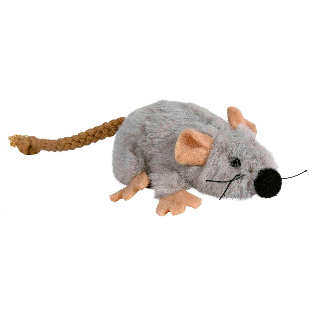 Rato Em Pelúcia Com Catnip Para Gato