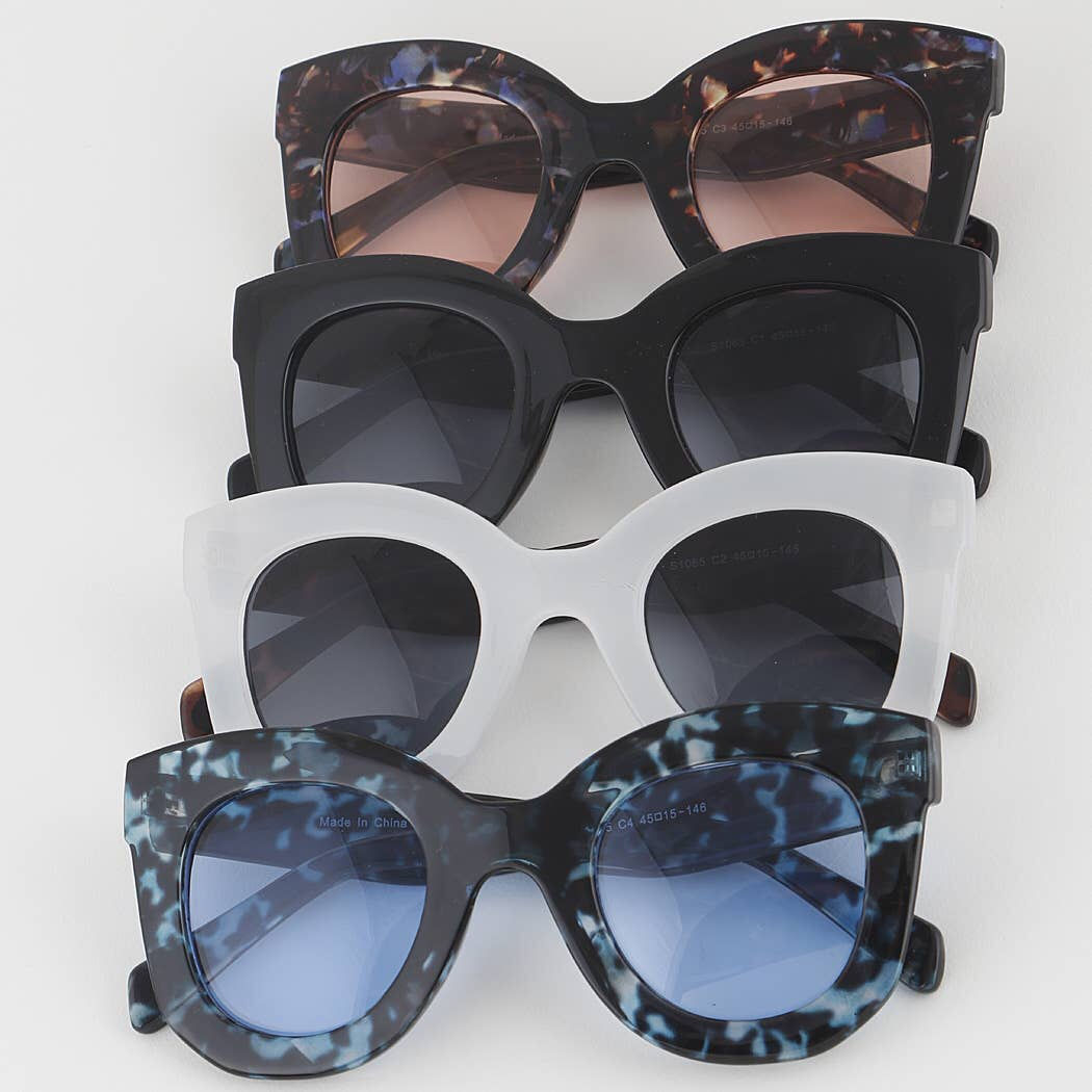 Cat Eye Round Sunglasses