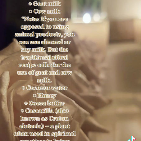 Baño blanco AKA White Spiritual Bath