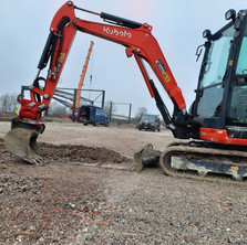 Ein Bagger aus unserem Fuhrpark