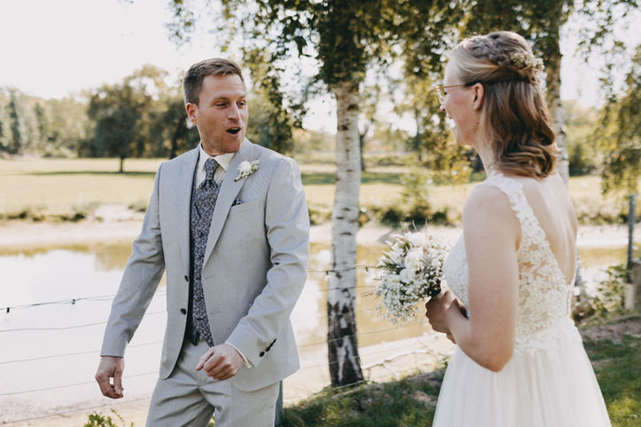 Hochzeit Hülshoff Lippstadt  freie Trauung Hochzeitsfotografin Brautpaar
