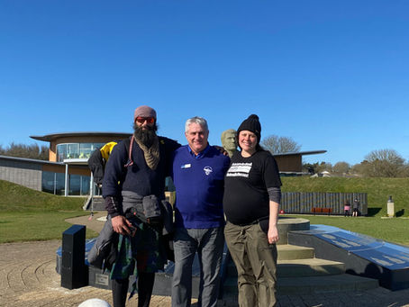 Special visitor calls in to the site 