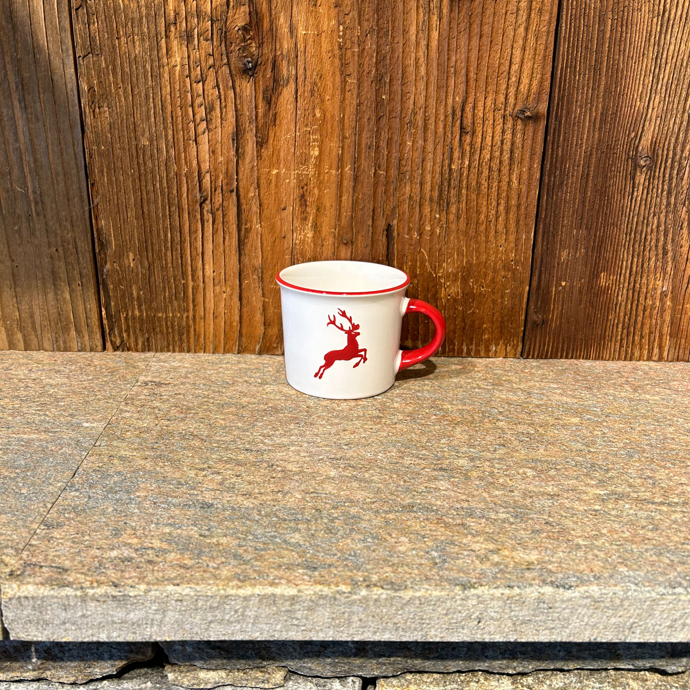 Kaffeehäferl Hirsch rot