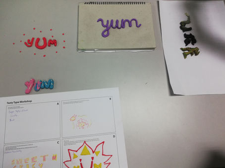 Typography with Plasticine